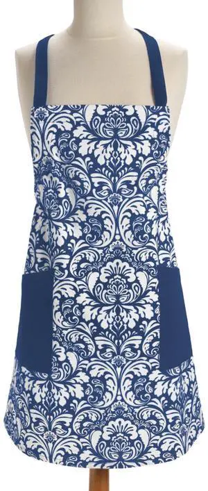 DII Nautical Blue Damask Apron