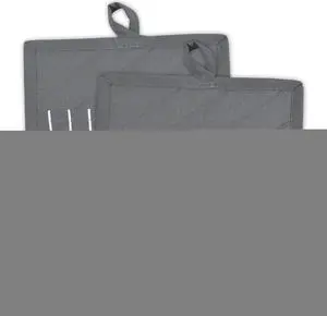 DII Gray Stripe Chef Potholder (Set of 2)