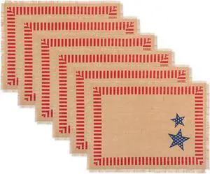 DII 4th Of July Jute Placemat (Set of 6)