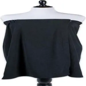 DII Black Shower Wrap Womens Plus Size