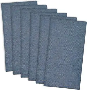 DII Denim Embroidered Jeans Napkin (Set of 6)