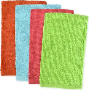 DII Assorted Bright Barmop Dishtowel (Set of 4)