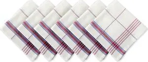 DII Napkin Coopville Plaid(Set of 6)
