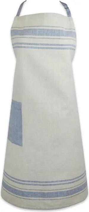 DII Nautical Blue French Stripe Chef Apron