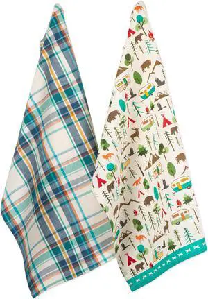DII Happy Camper Dishtowel (Set of 2)
