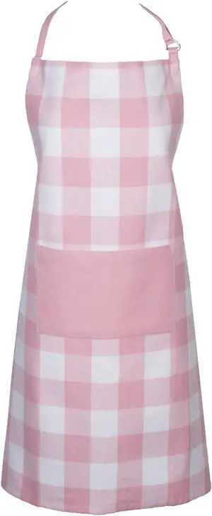 DII Pink Buffalo Check Chef Apron