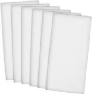 DII White Flat Woven Dishtowels (Set of 6)