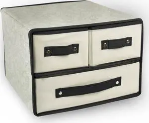 DII Storge Closet 3 Drawer Damask