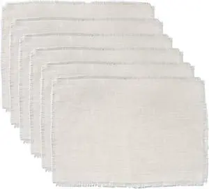 DII Bleached Jute Placemat (Set of 6)