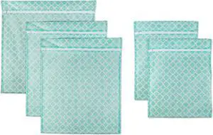 DII Aqua Lattice Set G Mesh Laundry Bag (Set of 5)
