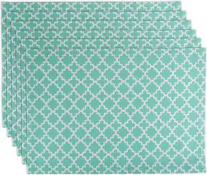 DII Aqua Lattice Placemat (Set of 6)