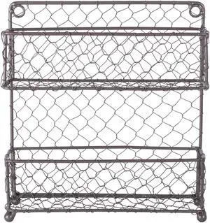 DII 2 Tier Chicken Wire Spice Rack