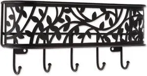 DII Wall Mount Mail & Key Organizer Black