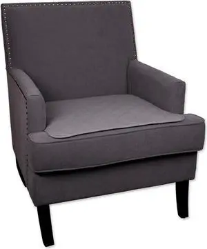 DII Absobent Washable Incontinence Chair Seat Protector Pad Grey