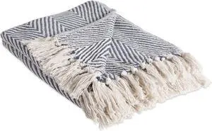 DII French Blue Urban Chevron Throw