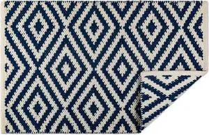 DII Navy Large Diamond Rug