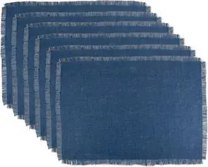 DII Nautical Blue Jute Placemat (Set of 6)