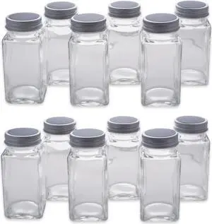 DII 12-Piece Spice Jar Set With Chalkboard Labels