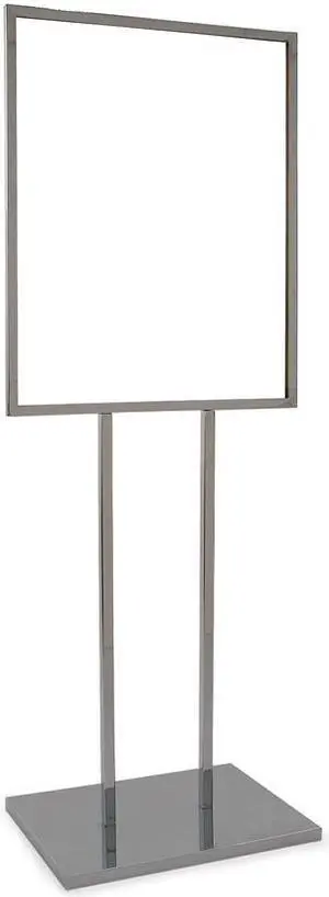 ECONOCO BH29 Bulletin Sign Holder,Chrome,22" x 28" ECONOCO BH29 Bulletin Sign Holder,Chrome,22" x 28"