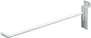ECONOCO EWH/H10 Semi-Gloss Hook 10", White, 96PK