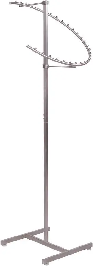 Spiral Costumer Rack - satin nickel Finish,Pack Size - 1