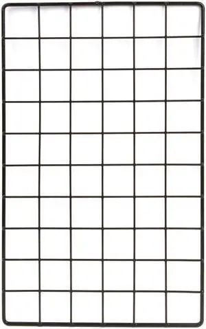 ECONOCO GS16/B Grid Cubby Panel 10" x 16",Black,48PK