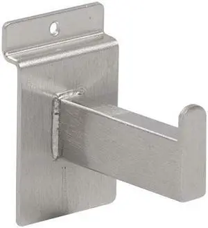 3" Faceout for Slatwall - Satin Nickel Finish,Pack Size - 24