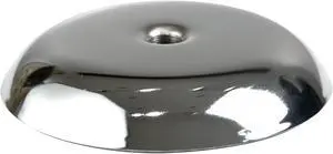 6" Round Chrome Base w/ 5/8" threading - Chrome Finish,Pack Size - 12