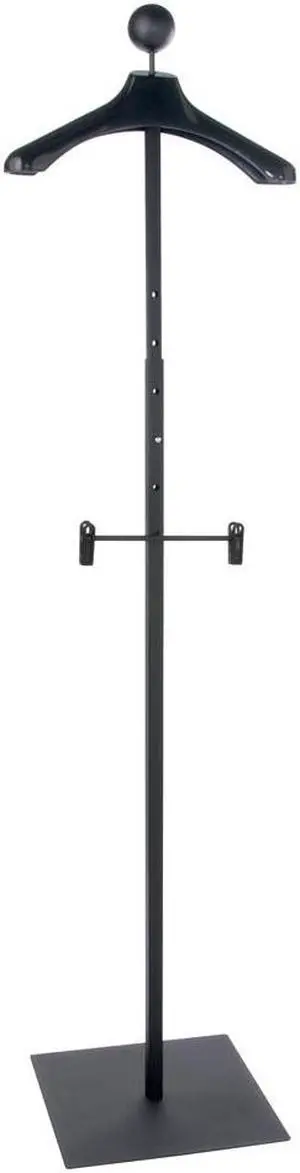 ECONOCO MAUF1/MAB Mondo Mannequins Adjustable Floor Standing Black Costumer