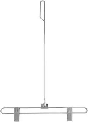 16" Steel Drop Attachment Hanger - Chrome Finish,Pack Size - 100