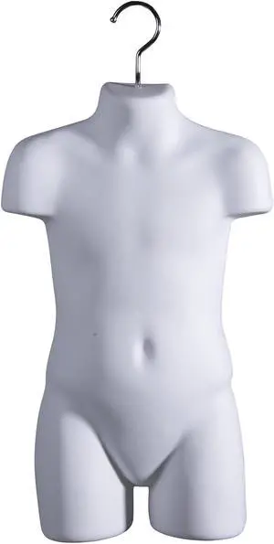 Children's Torso - White Color,Pack Size - 12