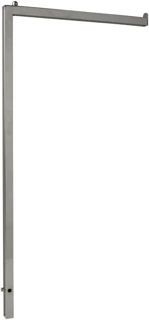 16" Square Tubing Straight Arm - Chrome Finish,Pack Size - 2
