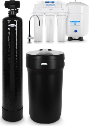 Reverse Osmosis System & Whole House Water Softener Package for 1-3 Bathrooms Reverse Osmosis System & Whole House Water Softener Package for 1-3 Bathrooms