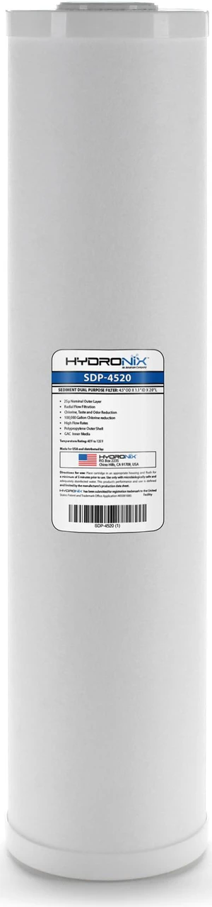 Hydronix Radial Flow Carbon Filter - 4.5" x 20" Compatible to RFC20-BB Hydronix Radial Flow Carbon Filter - 4.5" x 20" Compatible to RFC20-BB
