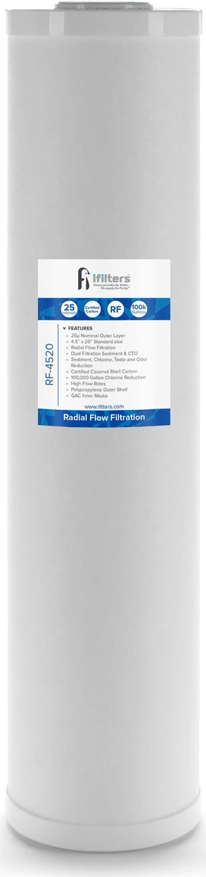 iFilters RF-4520 Dual Purpose Radial Flow Cartridge 4.5" x 20" iFilters RF-4520 Dual Purpose Radial Flow Cartridge 4.5" x 20"