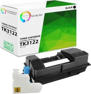 True Color Toner TK3122 Toner Cartridge - Premium Compatible Replacement for Kyocera TK-3122 TK3122 Black Toner Cartridge Replacement for Kyocera-Mita Ecosys FS 4200DN