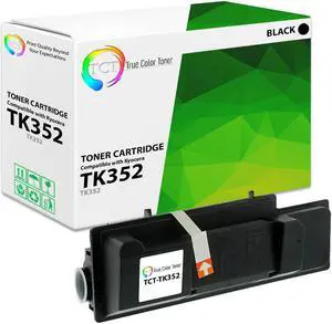 True Color Toner TK352 Toner Cartridge - Premium Compatible Replacement for Kyocera-Mita TK-352 TK352 Black Works With Kyocera-Mita FS 3920DN 3140MFP