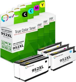 True Color Toner 952XL Ink Cartridge 5 Pack - Premium Compatible Replacement for HP 952XL F6U19AN L0S61AN L0S64AN L0S67AN Works With HP OfficeJet 7740 8702 8715 Pro 8210 8216 8218 8710 True Color Toner 952XL Ink Cartridge 5 Pack - Premium Compatible Replacement for HP 952XL F6U19AN L0S61AN L0S64AN L0S67AN Works With HP OfficeJet 7740 8702 8715 Pro 8210 8216 8218 8710