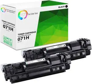 True Color Toner 071H Toner Cartridge 2 Pack - Premium Compatible Replacement for Canon 071H 5646C001 High Yield Works With Canon i-Sensys LBP122dw imageClass LBP122dw MF275's