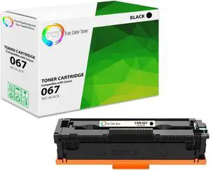 True Color Toner 067 Black Toner Cartridge - Premium Compatible Replacement for Canon 067 5102C001 Black Works With Canon i-SENSYS LBP633Cdw MF653Cdw
