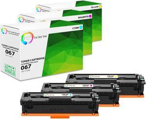 True Color Toner 067 Color Toner Cartridge 3 Pack - Premium Compatible Replacement for Canon 067 5101C001 5100C001 5099C001 Works With Canon i-SENSYS LBP633Cdw MF653Cdw