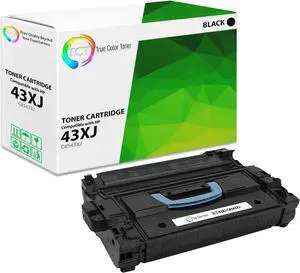 True Color Toner 43XJ Jumbo Toner Cartridge - Premium Compatible Replacement for HP 43XJ C8543XJ High Yield Jumbo Black Works With HP LaserJet 9000 9000MFP 9000DN 9000HNS