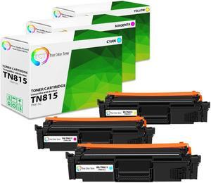 True Color Toner TN815 Color Toner Cartridge 3 Pack - Premium Compatible Replacement for Brother TN815C TN815M TN815Y High Yield Works With Brother HL-L9430CDN L9470CDN MFC-L9670CDN True Color Toner TN815 Color Toner Cartridge 3 Pack - Premium Compatible Replacement for Brother TN815C TN815M TN815Y High Yield Works With Brother HL-L9430CDN L9470CDN MFC-L9670CDN