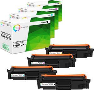 TCT Compatible Toner HY Cartridge Replacement for the Brother TN-810 Series - 4 Pack (BK, C, M, Y)