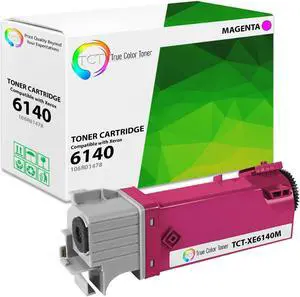 True Color Toner 6140 Magenta Toner Cartridge - Premium Compatible Replacement for Xerox 6140M 106R01478 Magenta Works With Xerox Phaser 6140 6140N 6140DN