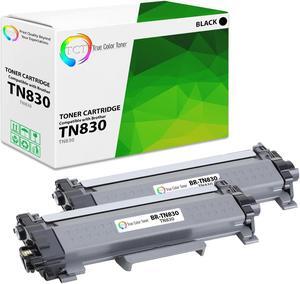 TCT TN830 Toner Cartridge 2 Pack - Premium Compatible Replacement for Brother TN830 TN-830 Works With Brother DCP-L2640DW HL-L2480DW MFC-L2807DW L2820DW L2820DWXL TCT TN830 Toner Cartridge 2 Pack - Premium Compatible Replacement for Brother TN830 TN-830 Works With Brother DCP-L2640DW HL-L2480DW MFC-L2807DW L2820DW L2820DWXL