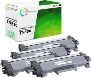 TCT TN830 Toner Cartridge 4 Pack - Premium Compatible Replacement for Brother TN830 TN-830 Works With Brother DCP-L2640DW HL-L2480DW MFC-L2807DW L2820DW L2820DWXL TCT TN830 Toner Cartridge 4 Pack - Premium Compatible Replacement for Brother TN830 TN-830 Works With Brother DCP-L2640DW HL-L2480DW MFC-L2807DW L2820DW L2820DWXL