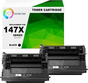 True Color Toner 147X Toner Cartridge 2 Pack - Premium Compatible Replacement for HP 147X W1470X Black High Yield Works With HP LaserJet Enterprise Flow MFP M634h M635z M636z