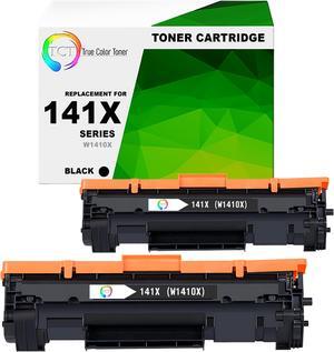 TCT 141X Toner Cartridge 2 Pack - Premium Compatible Replacement for HP 141X W1410X Black High Yield Works With HP LaserJet MFP M139w MFP M140w MFP M110w