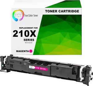 True Color Toner 210X Magenta Toner Cartridge - Premium Compatible Replacement for HP 210X W2103X High Yield Works With HP Color LaserJet Pro 4201 MFP 4301 True Color Toner 210X Magenta Toner Cartridge - Premium Compatible Replacement for HP 210X W2103X High Yield Works With HP Color LaserJet Pro 4201 MFP 4301